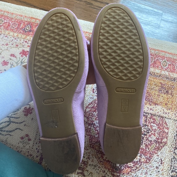 Lavender suede ballet slipper, aerosoles x Martha Stewart, worn once - Picture 3 of 3